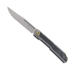 Maxace Albatross Slip Joint Folding Knife Carbon Fiber Inlay Titanium Handle M390 Blade MALB01