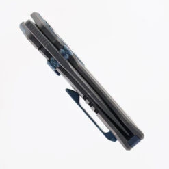 Maxace Blacklight-02 Folding Knife Beadblast & Blue Titanium Handle M390 Blade OM03-1-A -Blades MAXACE BLACKLIGHT 02 OM03 1 A 02 29660.1751393454