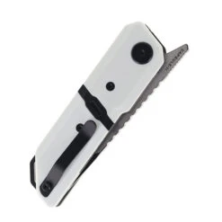 Maxace Capsule Folding Knife White/Black G10 Handle Plain Edge -Blades MAXACE CAPSULE 2 G WHITE BLACK 03 95325.1741030821