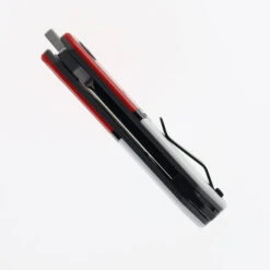 Maxace Capsule Pocket Knife Red & White G10 Handle Front Flipper MMM27-2-A -Blades MAXACE CAPSULE II MM27 2 A 04 08396.1746041671