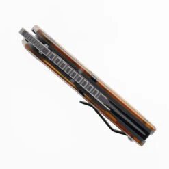Maxace Capsule 2.0 Folding Knife Amber G10/PEI Handle 10CR15COMOV Plain Edge MM27-2-E -Blades MAXACE CAPSULE II MM27 2 E 02 20653.1746041718
