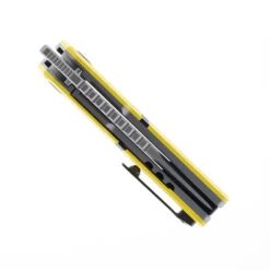 Maxace Capsule Pocket Knife Cerakote Yellow/Black Titanium Handle Magnacut Blade MM29-1-A -Blades MAXACE CAPSULE YELLOW 02 00914.1724349826