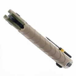 Maxace Dragon Knight Folding Knife Green/Sand Titanium Handle M398 Plain Edge -Blades MAXACE DRAGON GREEN 05 39293.1741110513