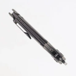 Maxace Hela Folding Scythe Pocket Knife Grey Titanium Handle M390 Satin Blade M20A -Blades MAXACE HELA M20A 04 35047.1706037490