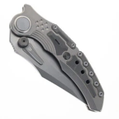 Maxace Titanis II Pocket Knife Sand Blasted Titanium Handle Magnacut Steel Blade AM07-1-A -Blades MAXACE HYDRA M25A 01 28143.1715791271