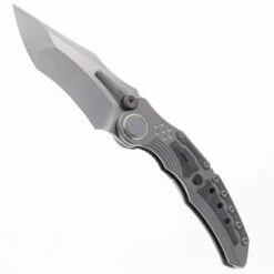 Maxace Titanis II Pocket Knife Sand Blasted Titanium Handle Magnacut Steel Blade AM07-1-A