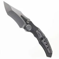 Maxace Titanis II Pocket Knife Stonewashed Titanium Handle Magnacut Steel Blade AM07-1-B