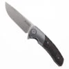 Maxace Mamba Folding Knife Grey Carbon Fiber Handle S90V Plain Edge M16A