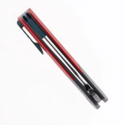 Maxace Mamba Folding Knife Red G10 Handle SLD-Magic Plain Edge M16F -Blades MAXACE MAMBA M16F 04 81568.1702663989