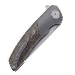 Maxace Mamba Folding Knife Brown Micarta Handle SLD-Magic Plain Edge M16G -Blades MAXACE MAMBA M16G 03 98479.1702663471