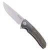 Maxace Mamba Folding Knife Brown Micarta Handle SLD-Magic Plain Edge M16G