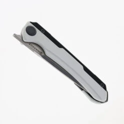 Maxace Kestrel Folding Knife White/Black Aluminum/G10 Handle Magnacut Drop Point Plain Edge Satin Finish MM28-1-A -Blades MAXACE MM28 1 A KESTREL 01 24384.1723064404