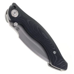 Maxace Vortex-S Folding Knife Black Micarta Handle SLD-magic Plain Edge M26A -Blades MAXACE VORTEX S M26 A 01 54928.1715791942