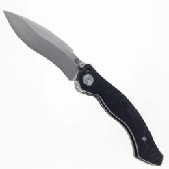 Maxace Vortex-S Folding Knife Black Micarta Handle SLD-magic Plain Edge M26A