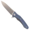 Maxace Zealot Folding Knife Blue G10 Handle K110 Plain Edge MZ205