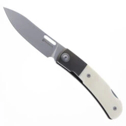 Maxace Beetle 2.0 Folding Knife Bone Handle Magnacut Plain Edge