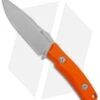 Maxace Baal Fixed Blade Knife Orange G-10 W/ Kydex Sheath (4.1" Stonewash)