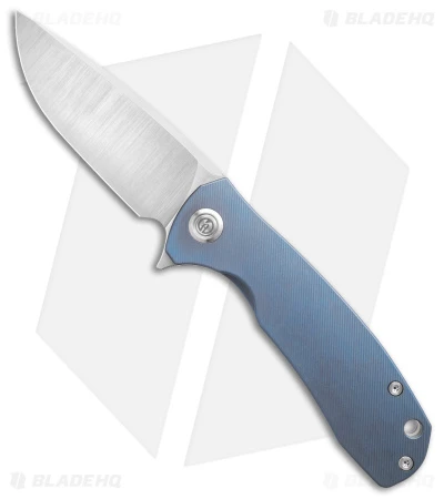 Maxace Balance 2021 Frame Lock Knife Blue Titanium (3.7" Satin M390) MBL-102 1 Maxace Balance 2021 Frame Lock Knife Blue Titanium (3.7" Satin M390) MBL-102