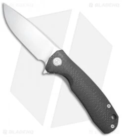 Maxace Balance 2017 Frame Lock Knife Black Carbon Fiber (3.625" Stonewash M390)