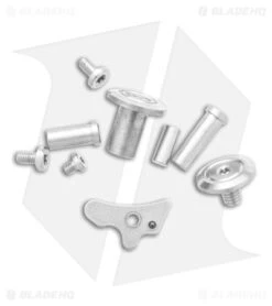 Maxace Balance 2021 Frame Lock Knife Titanium (3.7" Satin M390) MBL-101 -Blades Maxace Balance Gray BHQ 138616 td screws