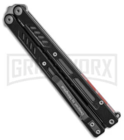 Maxace Banshee V2 Premium Balisong Butterfly Knife Black G-10 - Satin Plain 8 Maxace Banshee V2 Premium Balisong Butterfly Knife Black G-10 - Satin Plain -Blades Maxace Banshee V2 Balisong Knife Black G10 4in Satin BHQ 139478 td side large