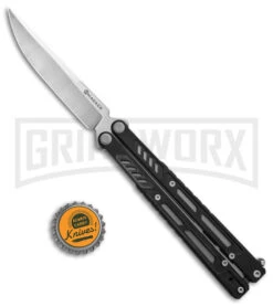 Maxace Banshee V2 Premium Balisong Butterfly Knife Black G-10 - Satin Plain 11 Maxace Banshee V2 Premium Balisong Butterfly Knife Black G-10 - Satin Plain -Blades Maxace Banshee V2 Balisong Knife Black G10 4in Satin BHQ 139478 td size large
