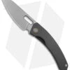 Maxace Black Mirror Frame Lock Knife Stonewash Titanium (3.25" Stonewash)