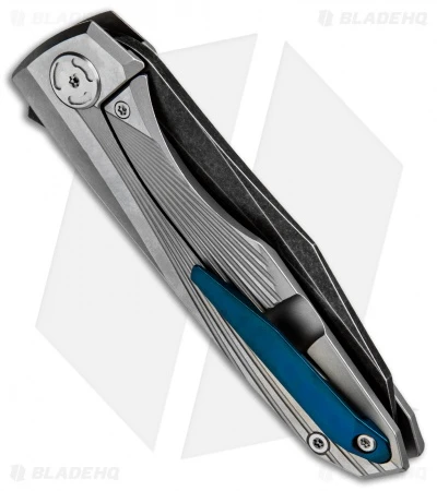 Maxace Knives Cicada Frame Lock Knife Titanium (3.75" Black SW) 3 Maxace Knives Cicada Frame Lock Knife Titanium (3.75" Black SW) - Image 3