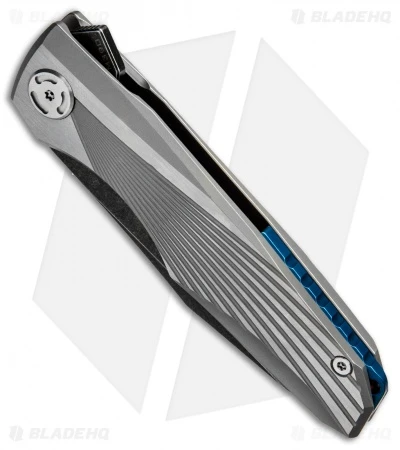 Maxace Knives Cicada Frame Lock Knife Titanium (3.75" Black SW) 2 Maxace Knives Cicada Frame Lock Knife Titanium (3.75" Black SW) - Image 2