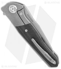 Maxace Dwemer Assassin Liner Lock Knife Carbon Fiber (3.8" Stonewash) 6 Maxace Dwemer Assassin Liner Lock Knife Carbon Fiber (3.8" Stonewash) -Blades Maxace Dwemer Assassin cf sw BHQ 67643 er side