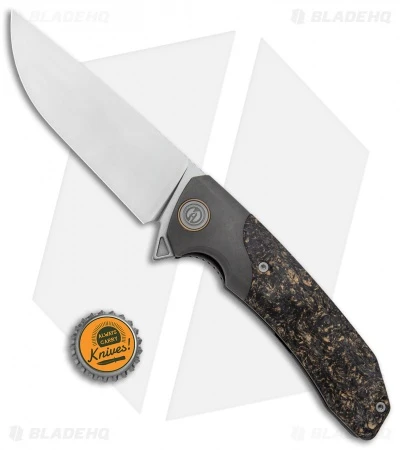 Maxace Knives Goliath 2.0 Liner Lock Knife Luminous CF/Titanium (4.5" Satin) 4 Maxace Knives Goliath 2.0 Liner Lock Knife Luminous CF/Titanium (4.5" Satin) - Image 4