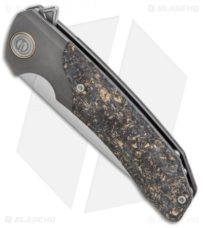 Maxace Knives Goliath 2.0 Liner Lock Knife Luminous CF/Titanium (4.5" Satin) 2 Maxace Knives Goliath 2.0 Liner Lock Knife Luminous CF/Titanium (4.5" Satin) - Image 2