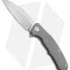 Maxace Halictus Frame Lock Knife Ti W/ Blue Clip (3.75" Stonewash)