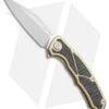 Maxace Halictus Frame Lock Knife Bronze Ti/CF (3.75" Stonewash)