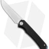 Maxace Kestrel-K Liner Lock Knife Black G-10 (3.75" Satin)