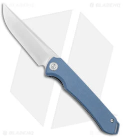 Maxace Kestrel-K Liner Lock Knife Blue/Gray G-10 (3.75" Satin)
