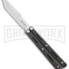 Maxace Knives Balisong Serpent Striker IIBlack G-10 - Satin Tanto Plain