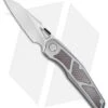 Maxace Knives Glede Frame Lock Knife Blasted Ti/Red LSCF (3.75" Satin) MG01