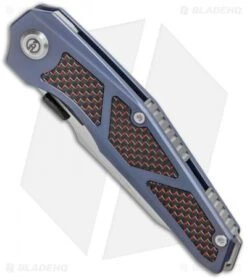 Front Page -Blades Maxace Knives Glede FL Blue Ti Red LSCF Satin MG03 BHQ 76866 jr spine 2