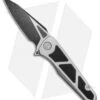 Maxace Knives Lanius Frame Lock Knife Black G-10 (3.3" Black Stonewash) ML04