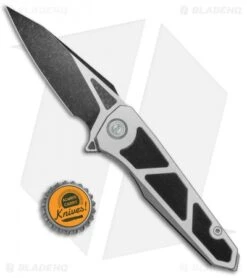 Maxace Knives Lanius Frame Lock Knife Black G-10 (3.3" Black Stonewash) ML04 -Blades Maxace Knives Lanius FL Black G 10 Black SW ML01 BHQ 77221 jr bottlecap