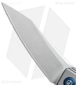 Maxace Ptilopsis Tanto Hybrid Integral Frame Lock Knife Gray Ti (Hand Satin) 8 Maxace Ptilopsis Tanto Hybrid Integral Frame Lock Knife Gray Ti (Hand Satin) -Blades Maxace Ptilopsis tanto hybrid integral gray ti straight satin BHQ 74315 er grind