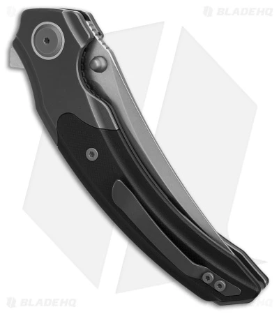 Maxace Rock Liner Lock Knife Black G-10 + Titanium (4" Stonewash M390) MRK01 3 Maxace Rock Liner Lock Knife Black G-10 + Titanium (4" Stonewash M390) MRK01 - Image 3