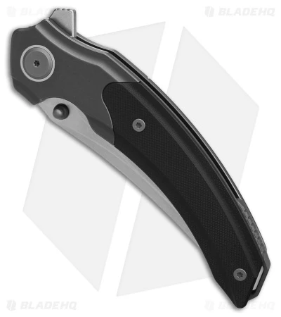 Maxace Rock Liner Lock Knife Black G-10 + Titanium (4" Stonewash M390) MRK01 2 Maxace Rock Liner Lock Knife Black G-10 + Titanium (4" Stonewash M390) MRK01 - Image 2