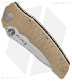 Front Page -Blades Maxace Sandstorm K LL Brown Tan Satin BHQ 140710 jr spine