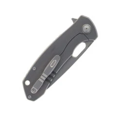 Maxace Balance Folding Knife Dark Gray Titanium Handle M390 Plain Edge -Blades Maxace MM32 1 A04 93000.1739992266