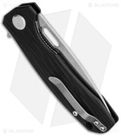 Maxace Balance Liner Lock Knife Black G-10 (3.625" Stonewash VG-10) 5 Maxace Balance Liner Lock Knife Black G-10 (3.625" Stonewash VG-10) -Blades maxace balance bk sw side cm