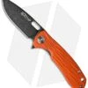 Maxace Balance Liner Lock Knife Orange G-10 (3.625" Smokewash S35VN)