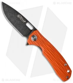 Maxace Balance Liner Lock Knife Orange G-10 (3.625" Smokewash S35VN)
