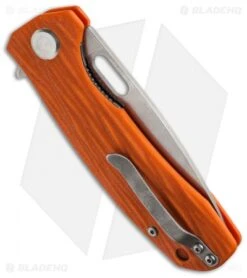 Maxace Balance Liner Lock Knife Orange G-10 (3.625" Stonewash S35VN) -Blades maxace balance orange sw side cm